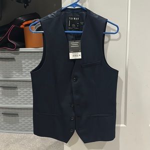 Topman Vest. Navy blue NWT